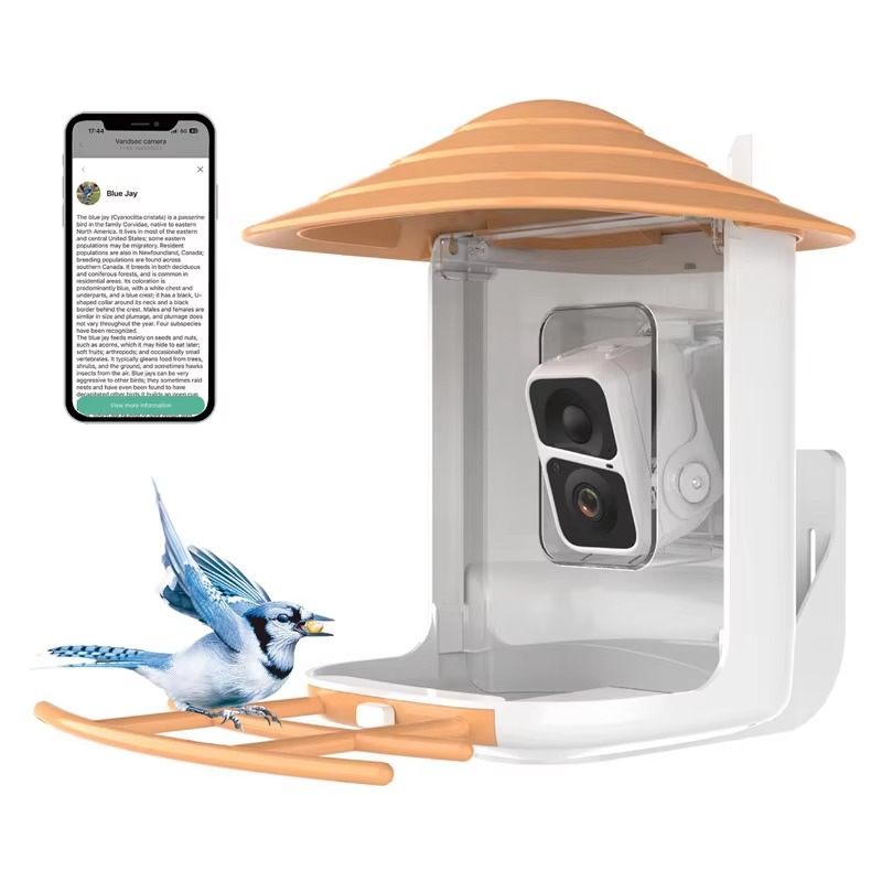 Smart Garden Ai - เครื่องให้อาหารนกอัจฉริยะ AI ขนาด 2 ลิตร มาตรฐาน
