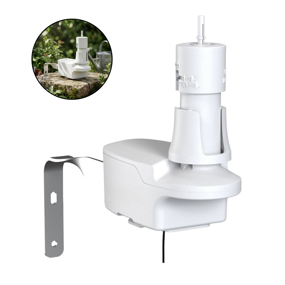 Smart Garden Sensors - ตัวตั้งเวลาการรดน้ำแบบมีสายพร้อมเซ็นเซอร์วัดปริมาณน้ำฝนอัจฉริยะสำหรับบ้านและสวน อุปกรณ์เชื่อมต่อเครือข่ายสำหรับสนามหญ้า สวน และฟาร์มเพื่อประหยัดน้ำ