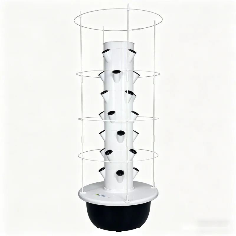Smart Garden Trellis - หอปลูกผักแนวตั้ง 5 ชั้นแบบไฮโดรโปนิกส์ ยี่ห้อ Spacetree พร้อมโครงปลูกแบบ
