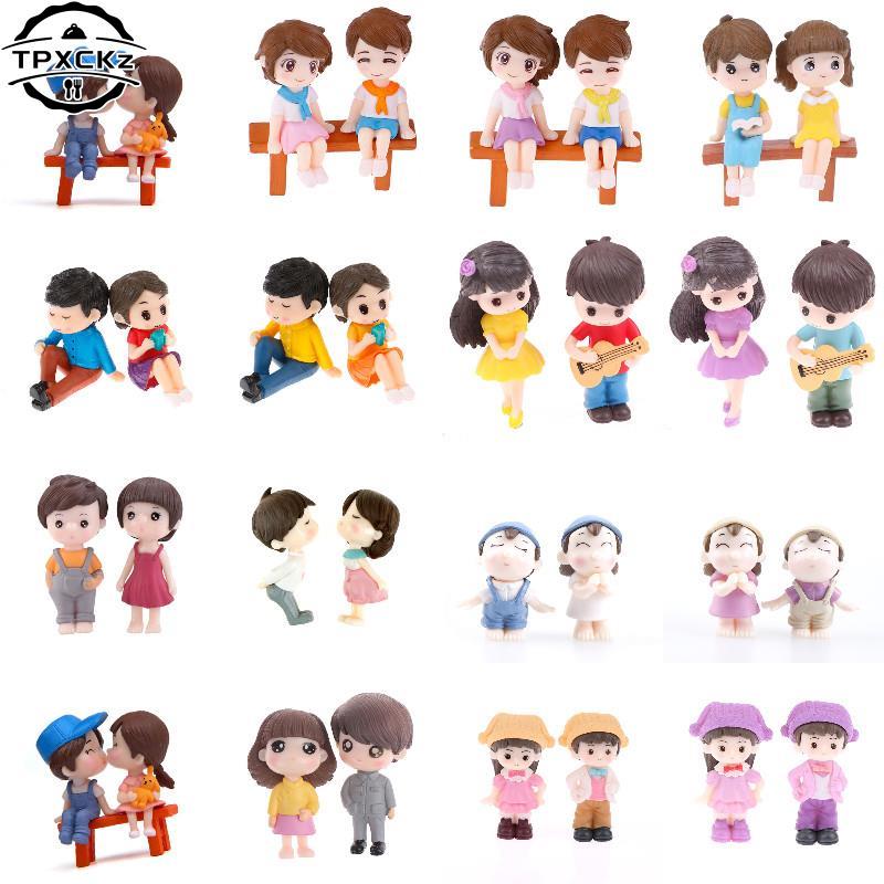 Smart Garden Diy - 2Pcs/3Pcs DIY เก้าอี้สตูลคู่ตุ๊กตา Fairy Garden Miniatures
