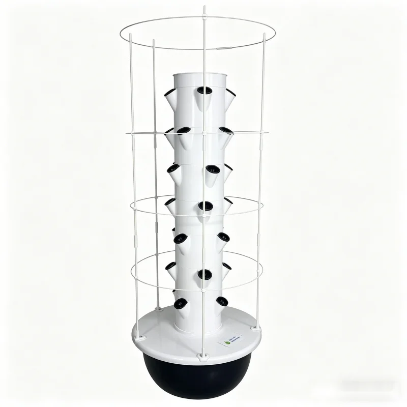 Smart Garden Trellis - ระบบปลูกผักไฮโดรโปนิกส์แบบทาวเวอร์ 9 ชั้น พร้อมโครงตาข่ายสำหรับปลูกผักในร่มแบบอัจฉริยะ ปลูกแบบไร้ดินสำหรับใช้ในบ้าน