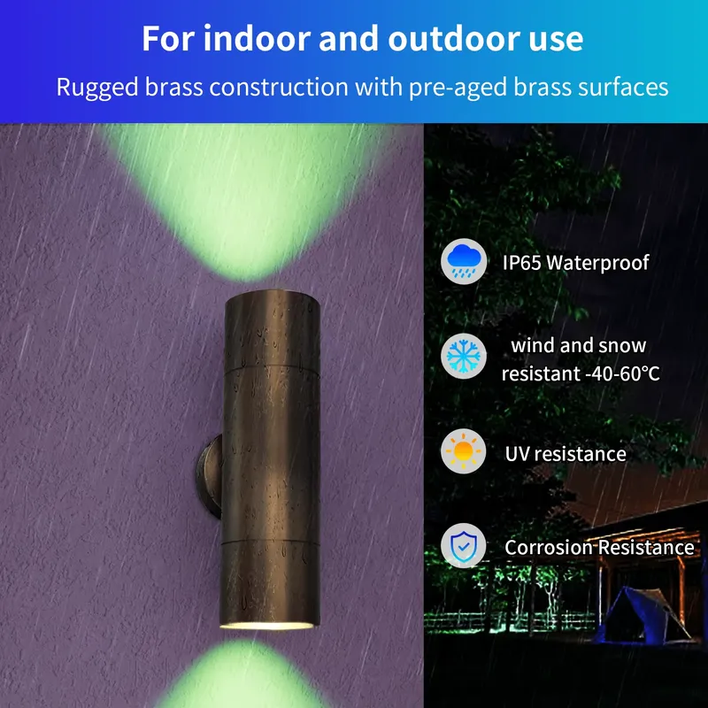 โคมไฟติดผนัง LED สำหรับภายนอกอ - Smart Garden Is บทวิจารณ์และราคา