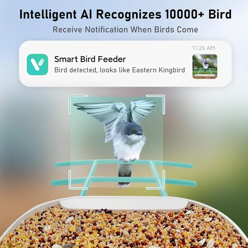 กล้องให้อาหารนกอัจฉริยะพร้อมระ - Smart Garden Ai บทวิจารณ์และราคา