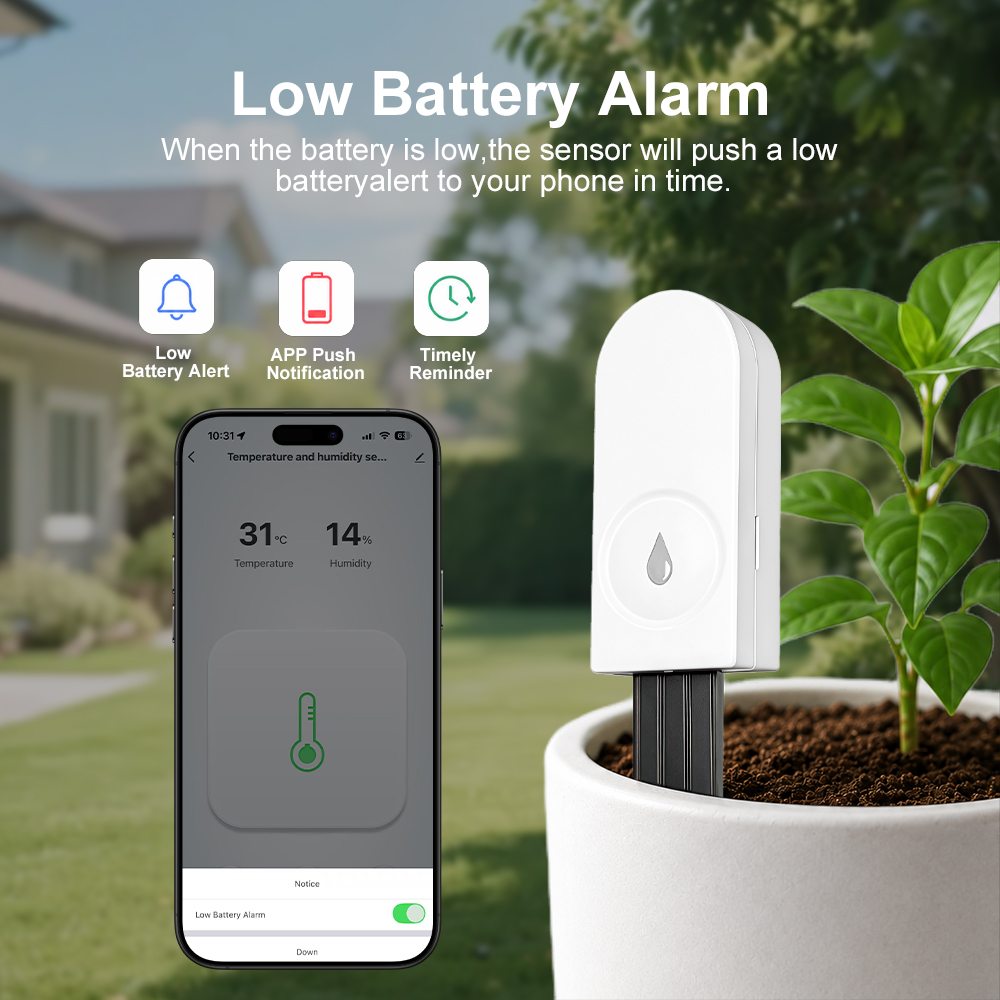 เซ็นเซอร์วัดความชื้นในดิน Zigb - Smart Garden Sensors บทวิจารณ์และราคา