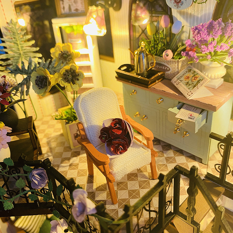 บ้านตุ๊กตาไม้แบบทำมือชุดตัวต่อ - Smart Garden Diy บทวิจารณ์และราคา