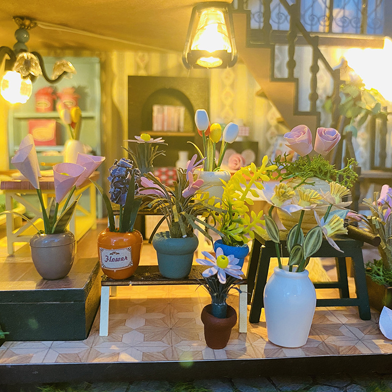 บ้านตุ๊กตาไม้แบบทำมือชุดตัวต่อ - Smart Garden Diy บทวิจารณ์และราคา