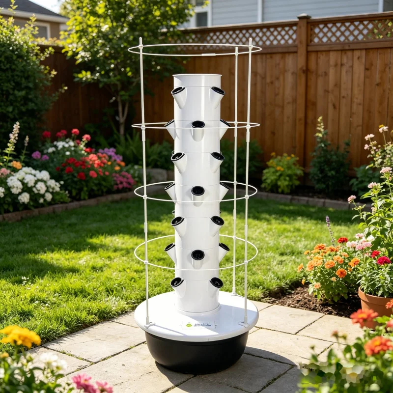 หอปลูกผักแนวตั้ง 5 ชั้น แบบไฮโ - Smart Garden Trellis บทวิจารณ์และราคา
