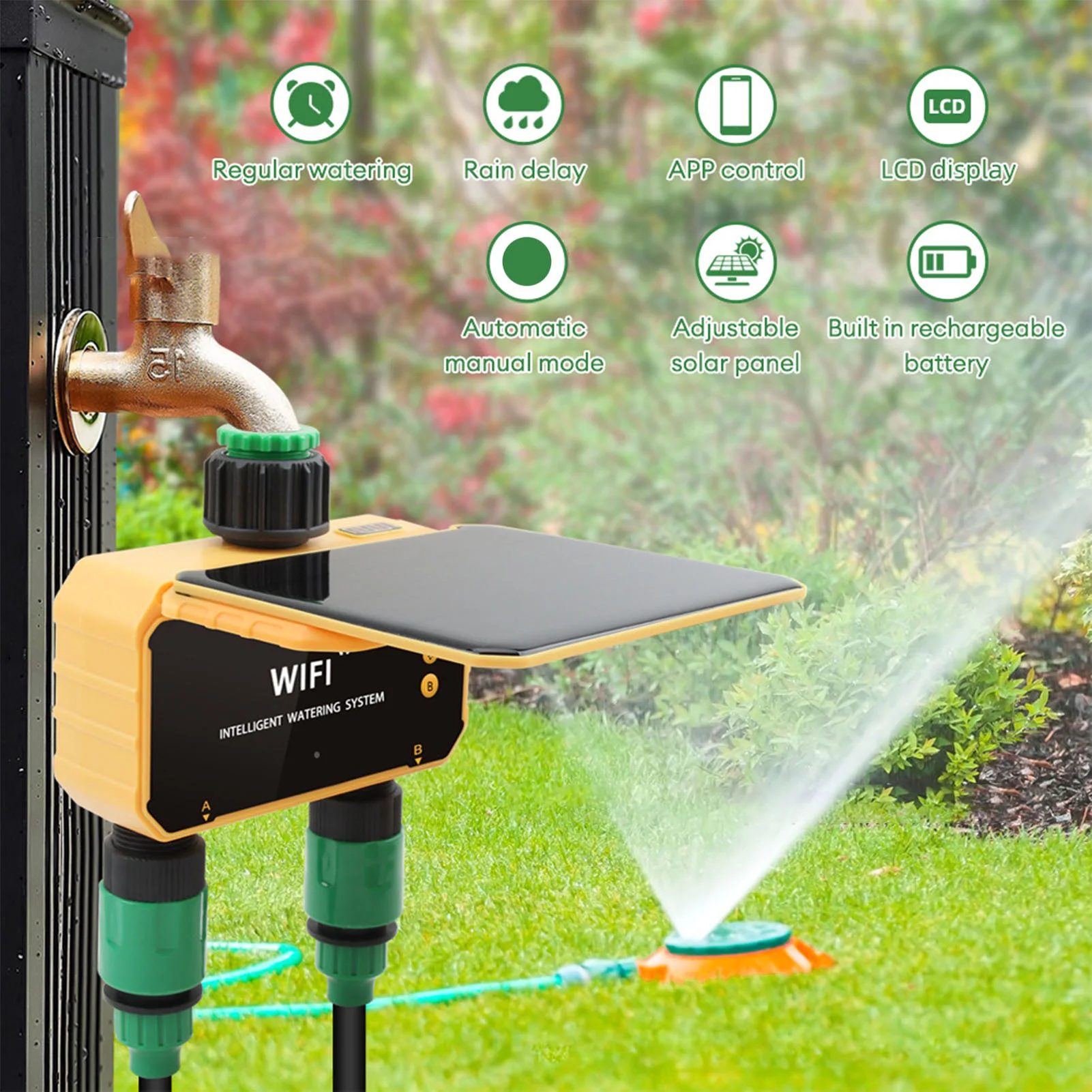 ตัวตั้งเวลาควบคุมการรดน้ำอัจฉร - Smart Garden Is บทวิจารณ์และราคา