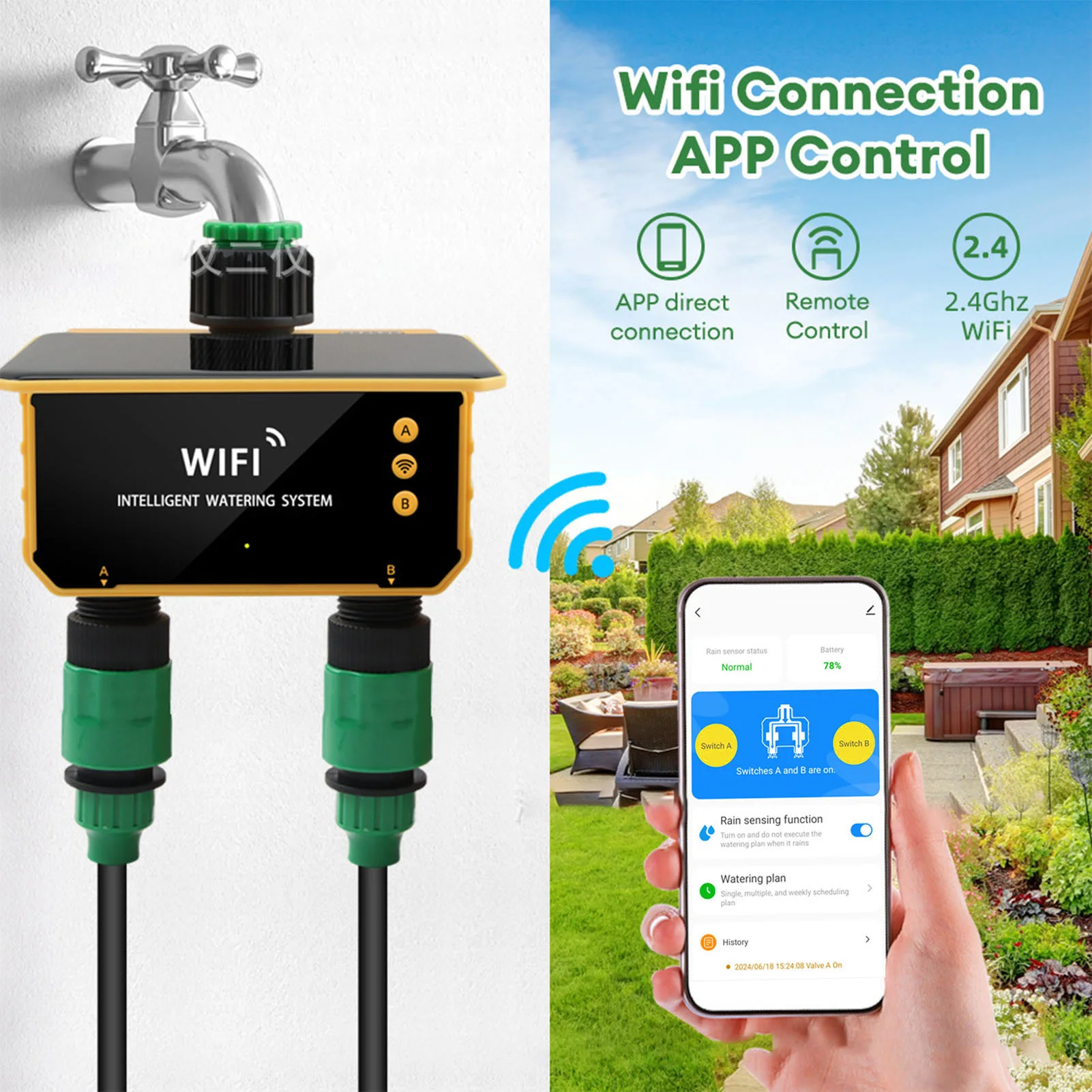 ตัวตั้งเวลาควบคุมการรดน้ำอัจฉร - Smart Garden Is บทวิจารณ์และราคา