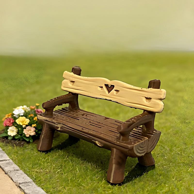2 ชิ้น 1/12 ม้านั่งจิ๋ว เฟอร์น - Smart Garden Diy บทวิจารณ์และราคา