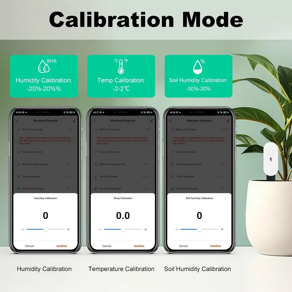 เครื่องตรวจวัดความชื้นและอุณหภ - Smart Garden Sensors บทวิจารณ์และราคา