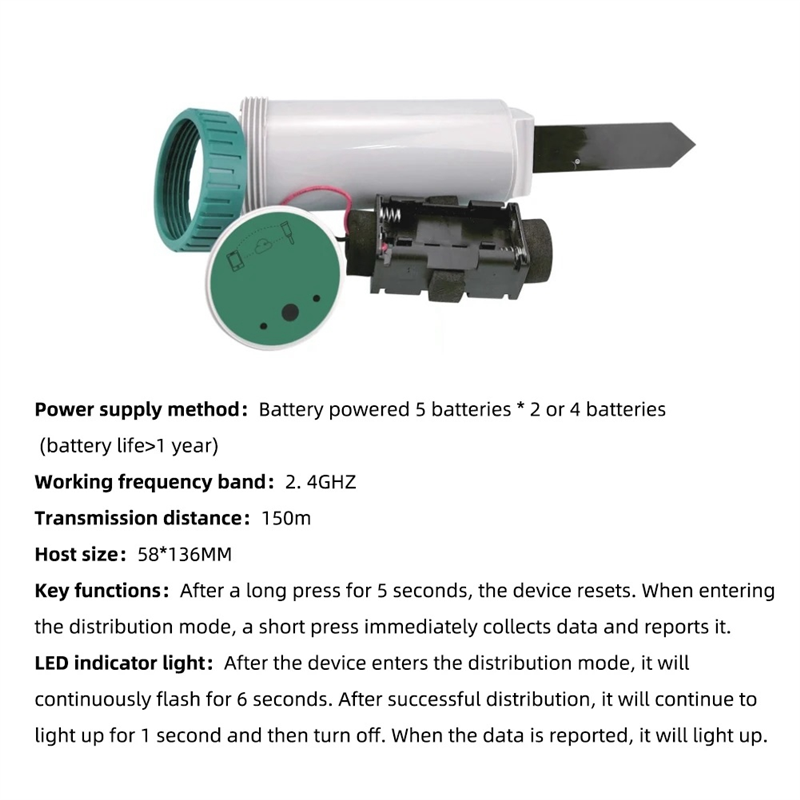 Zigbee Smart 4 In 1 เครื่องทดส - Smart Garden Sensors บทวิจารณ์และราคา